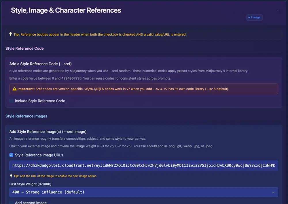 MPM Reference Management interface